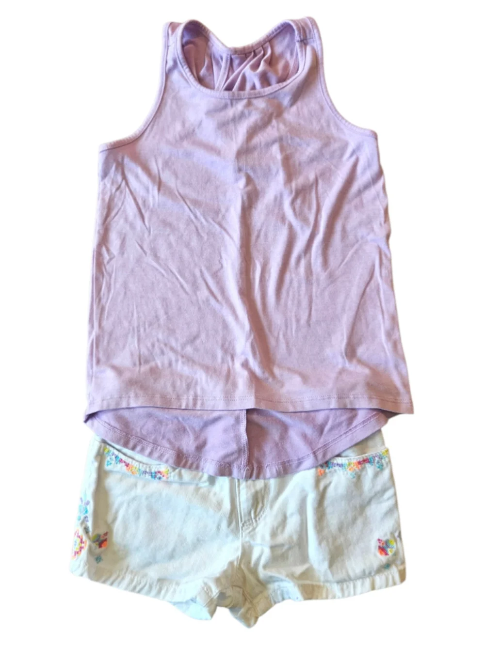 Girls size 4-5 Lot of 7 Outfits Summer 4th of July Back to School Clothes